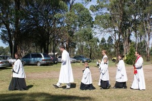 Palm Sunday procession